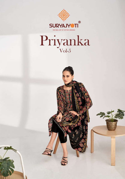 Priyanka Vol 5 Suryajyoti Modal Pant Style Suits Manufacturer Ahmedabad