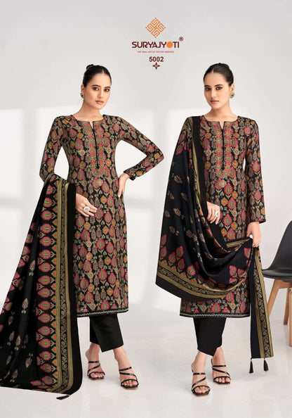 Priyanka Vol 5 Suryajyoti Modal Pant Style Suits Manufacturer Ahmedabad