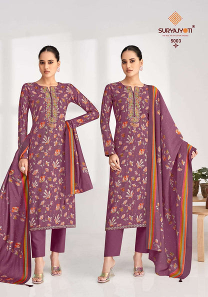 Priyanka Vol 5 Suryajyoti Modal Pant Style Suits Manufacturer Ahmedabad