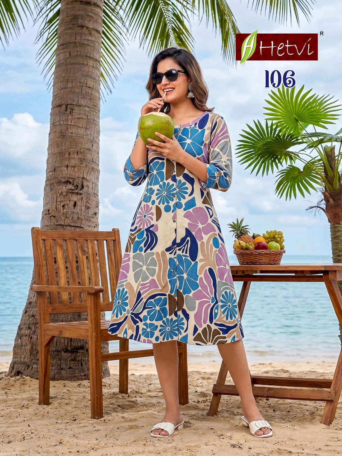 Priyanshi Hetvi Cotton A-Line Kurti Wholesaler India