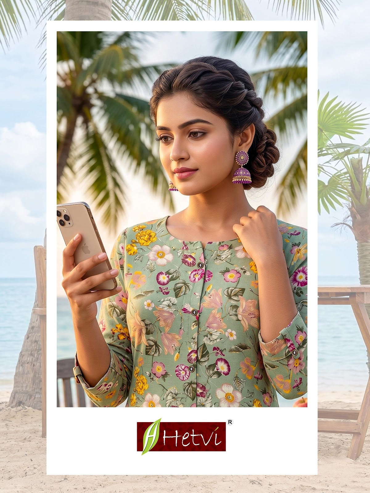 Priyanshi Hetvi Cotton A-Line Kurti Wholesaler India
