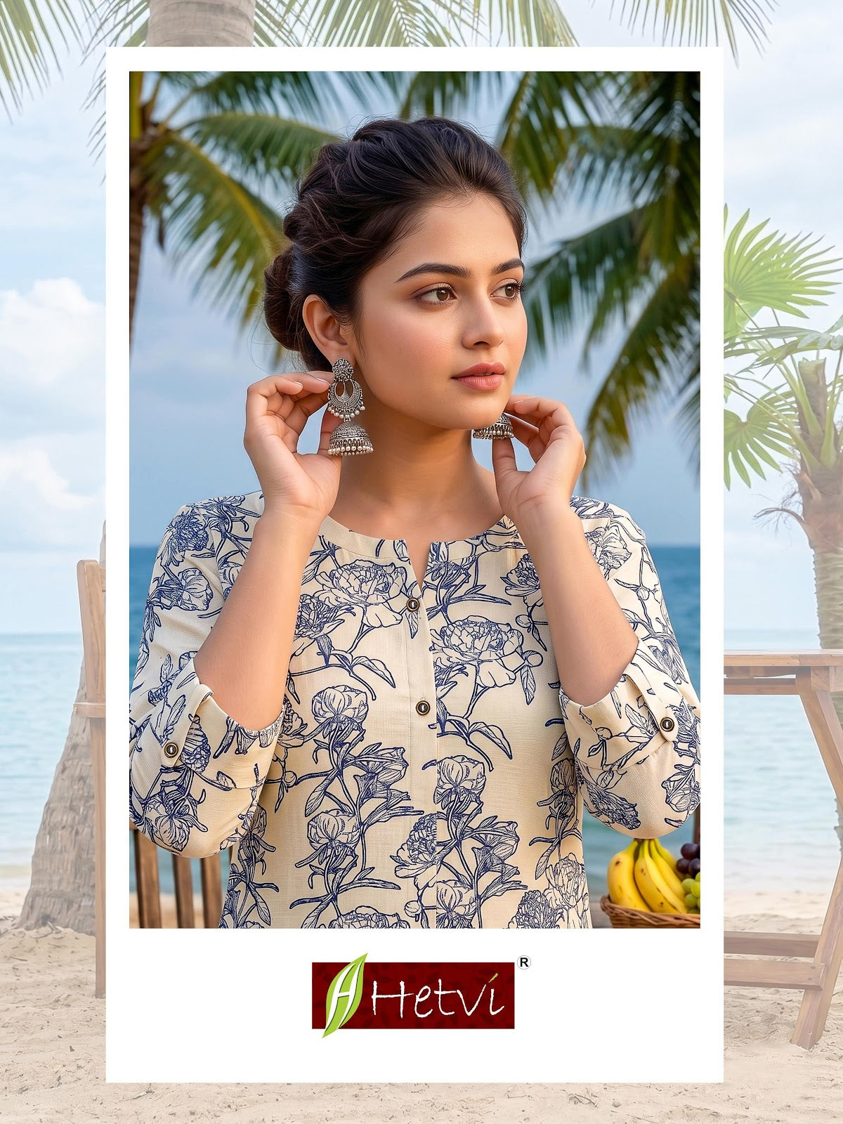Priyanshi Hetvi Cotton A-Line Kurti Wholesaler India