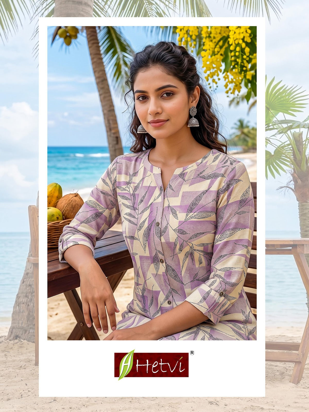 Priyanshi Hetvi Cotton A-Line Kurti Wholesaler India