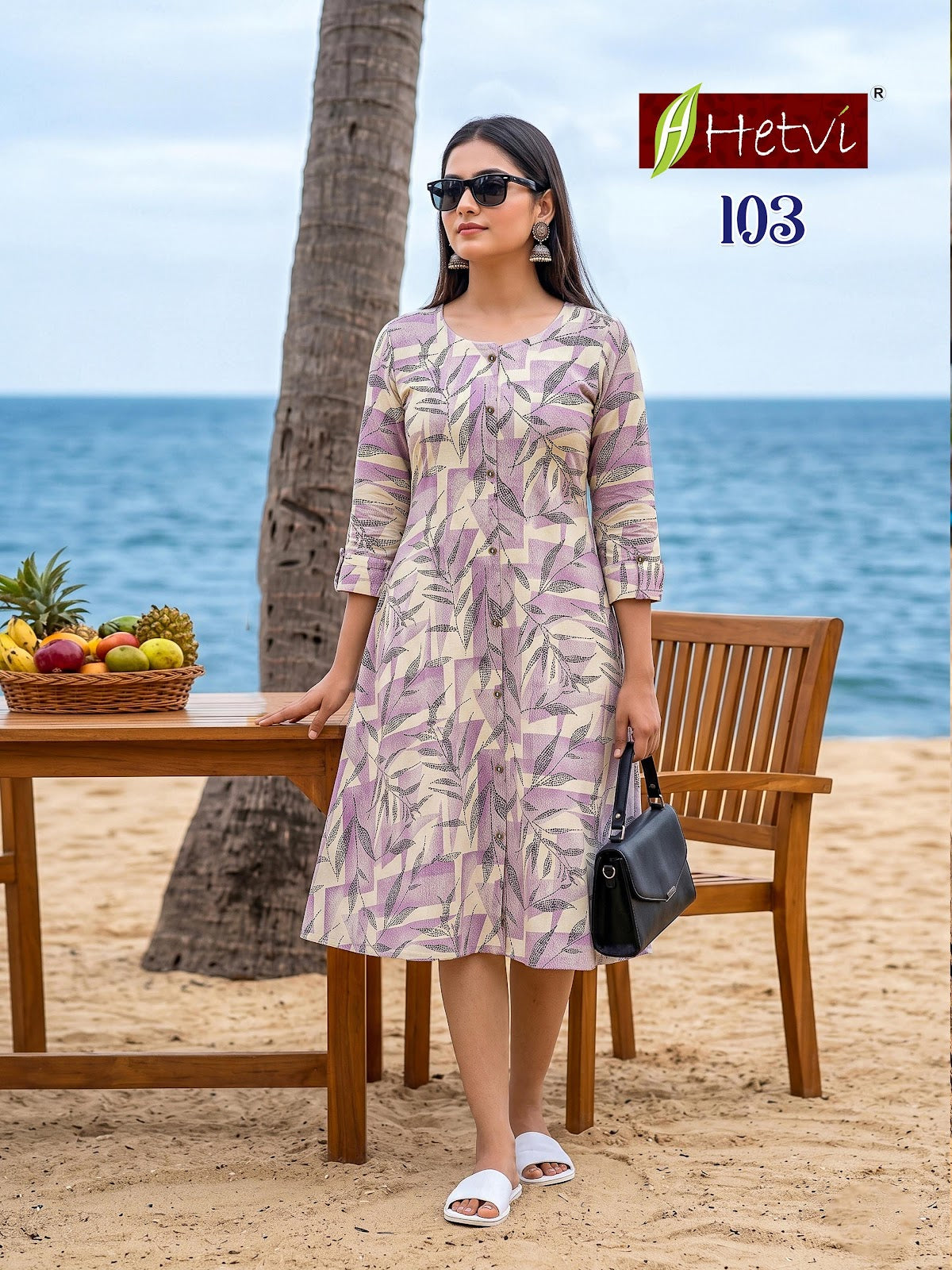 Priyanshi Hetvi Cotton A-Line Kurti Wholesaler India