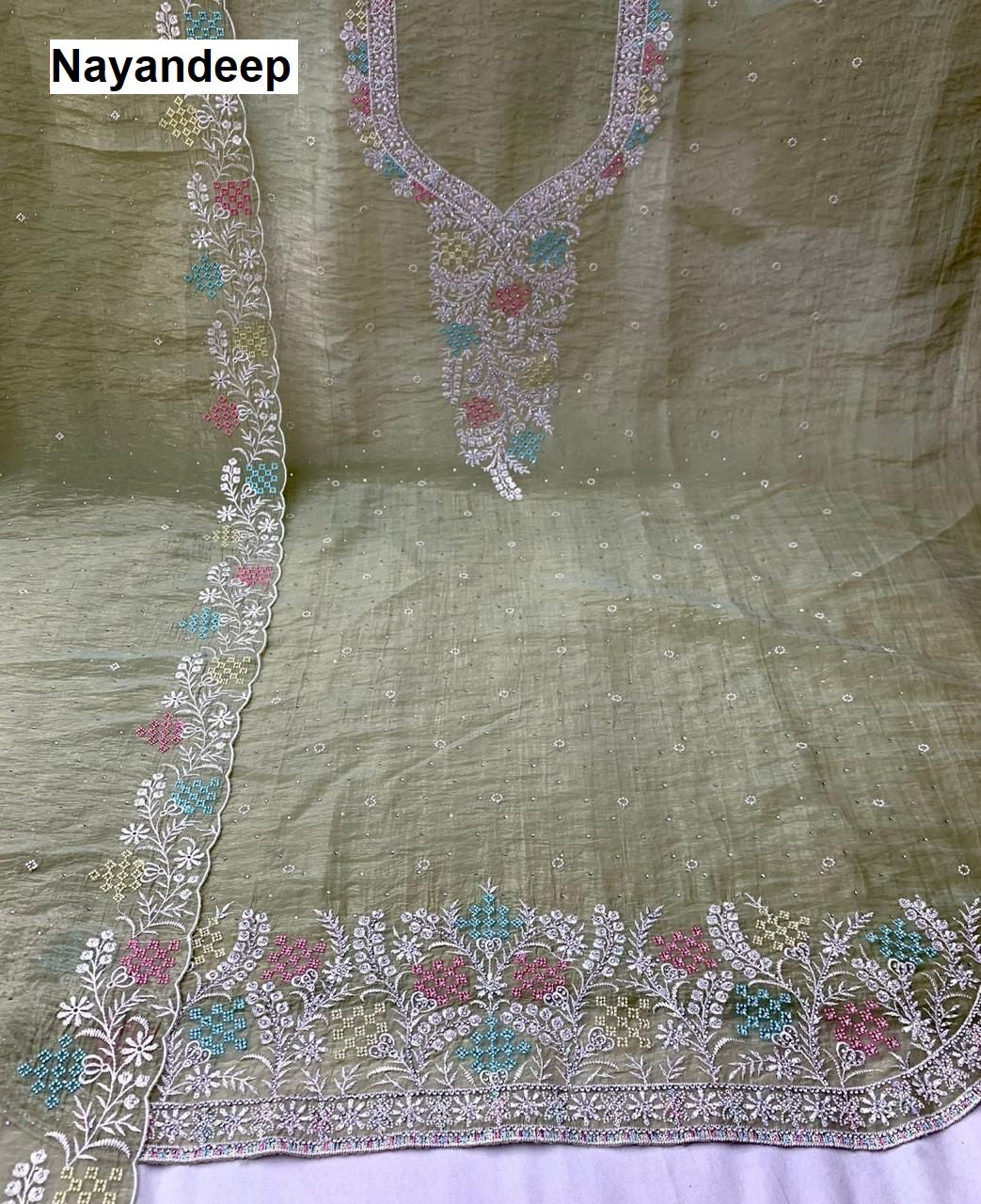 Priyanshi Nayandeep Dola Silk Salwar Suits Exporter