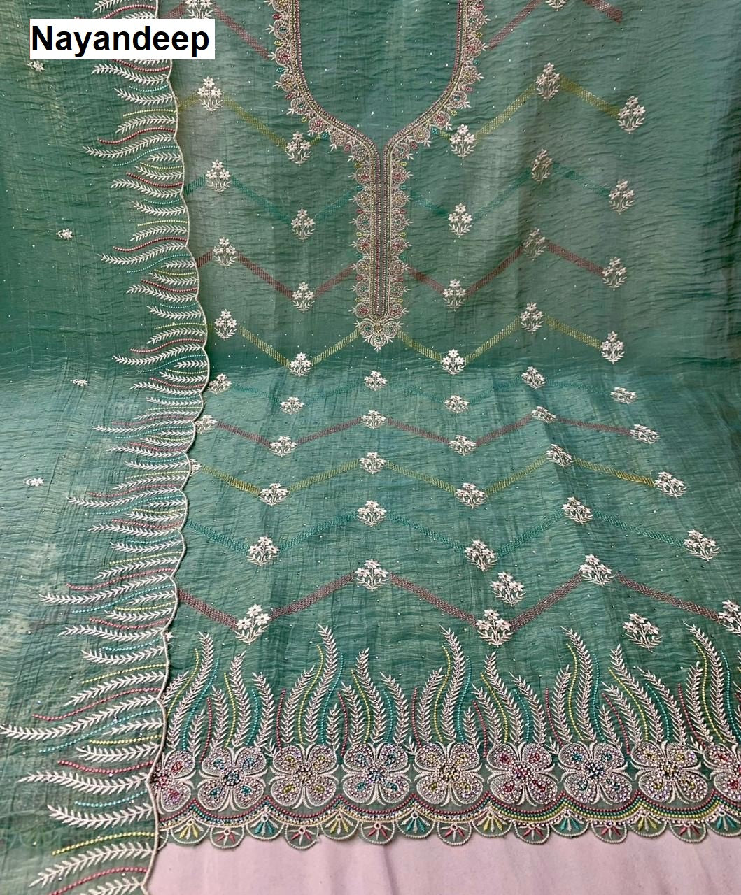 Priyanshi Nayandeep Dola Silk Salwar Suits Exporter