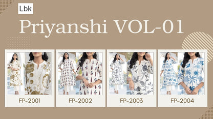 Priyanshi Vol 1 Lbk Rayon Kurti Plazzo Set Wholesaler Ahmedabad