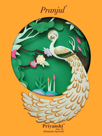 Priyanshi Vol 33 Pranjul Cotton Dress Material Supplier India