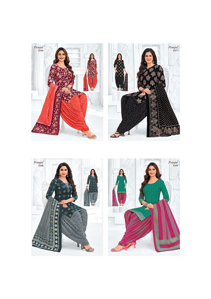 Priyanshi Vol 33 Pranjul Cotton Dress Material Supplier India