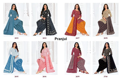 Priyanshi Vol 36 Pranjul Readymade Cotton Patiyala Suits Exporter Ahmedabad