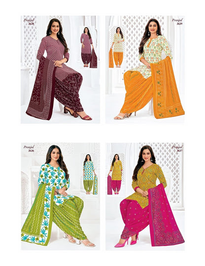 Priyanshi Vol 36 Pranjul Readymade Cotton Patiyala Suits Exporter Ahmedabad