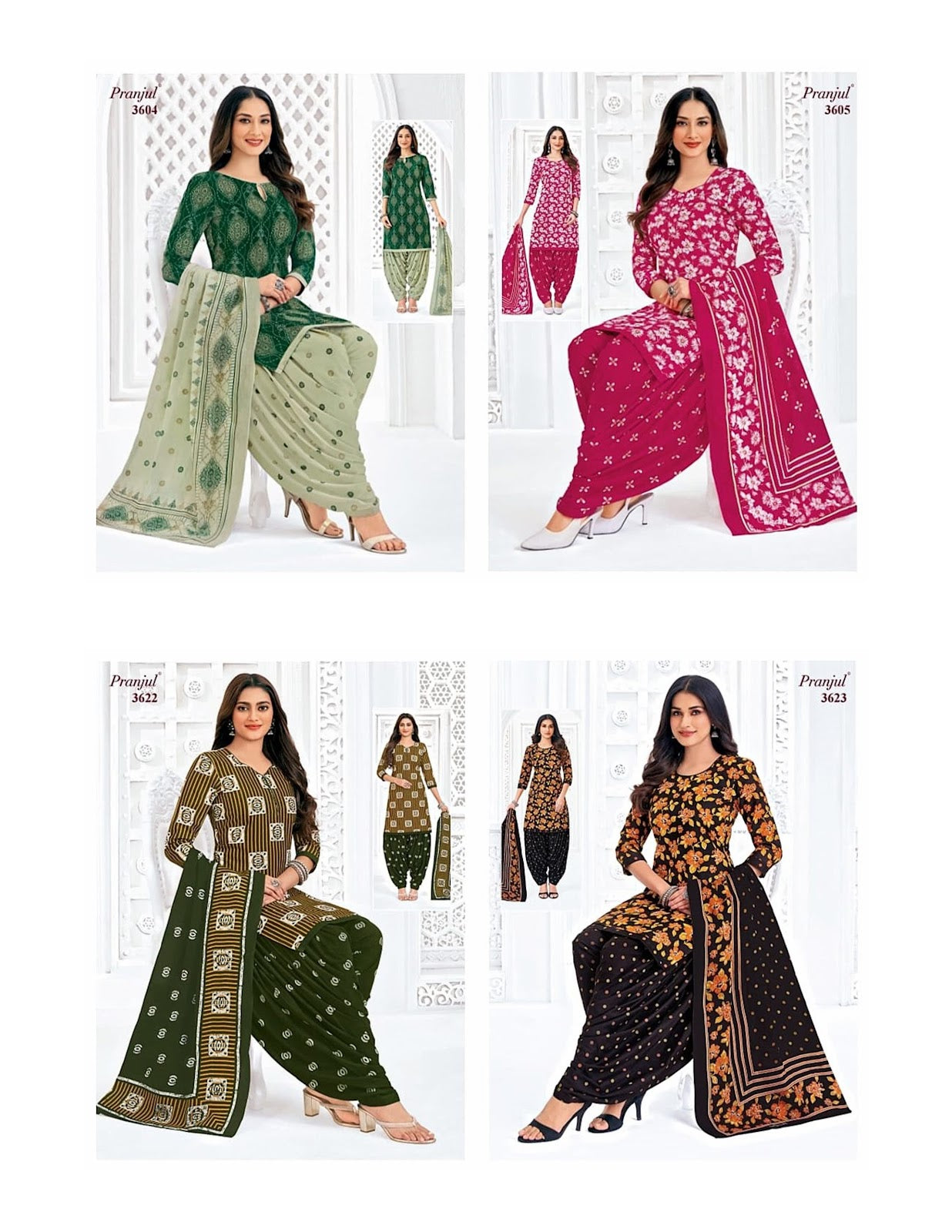 Priyanshi Vol 36 Pranjul Readymade Cotton Patiyala Suits Exporter Ahmedabad