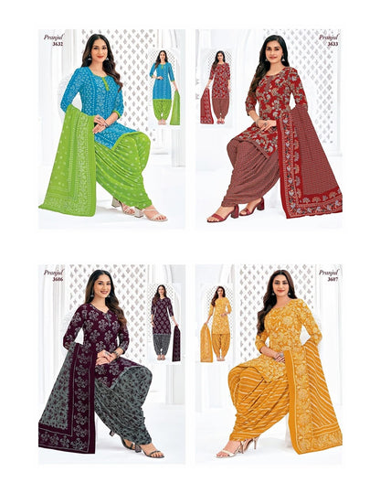 Priyanshi Vol 36 Pranjul Readymade Cotton Patiyala Suits Exporter Ahmedabad