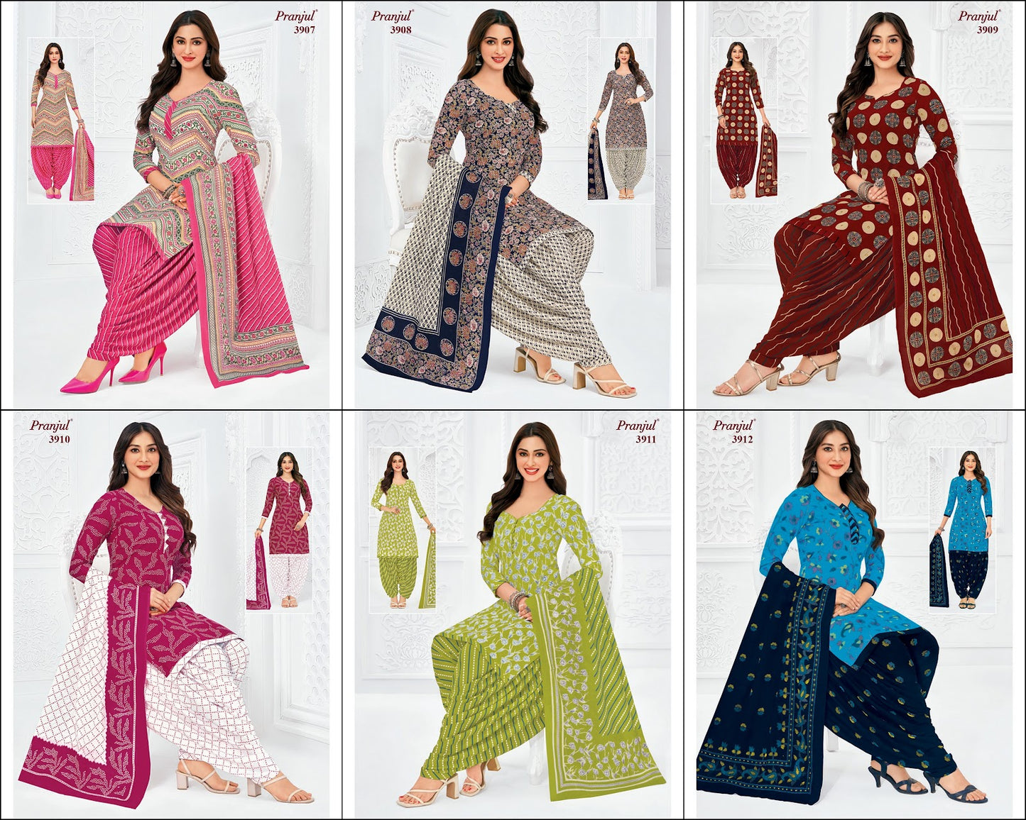 Priyanshi Vol 39 Pranjul Cotton Dress Material Exporter