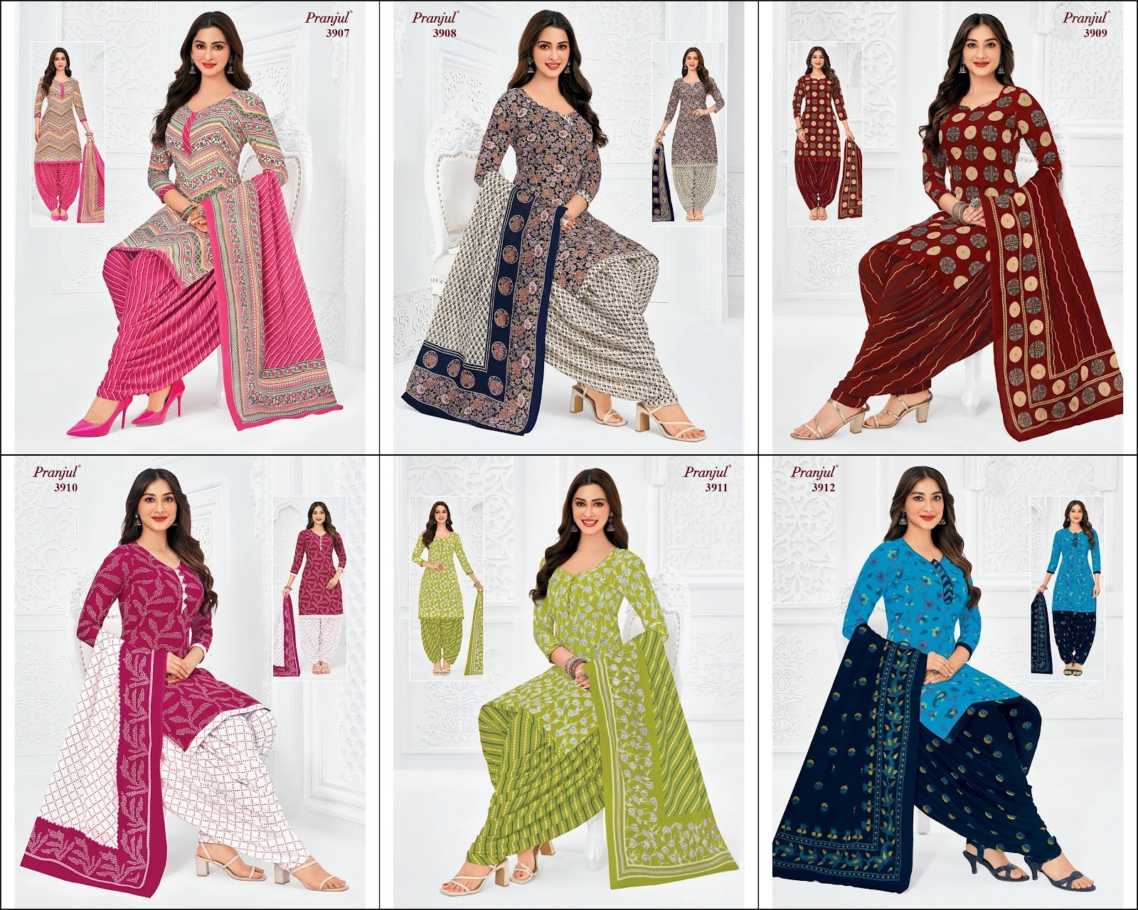 Priyanshi Vol 39 Pranjul Cotton Dress Material Exporter