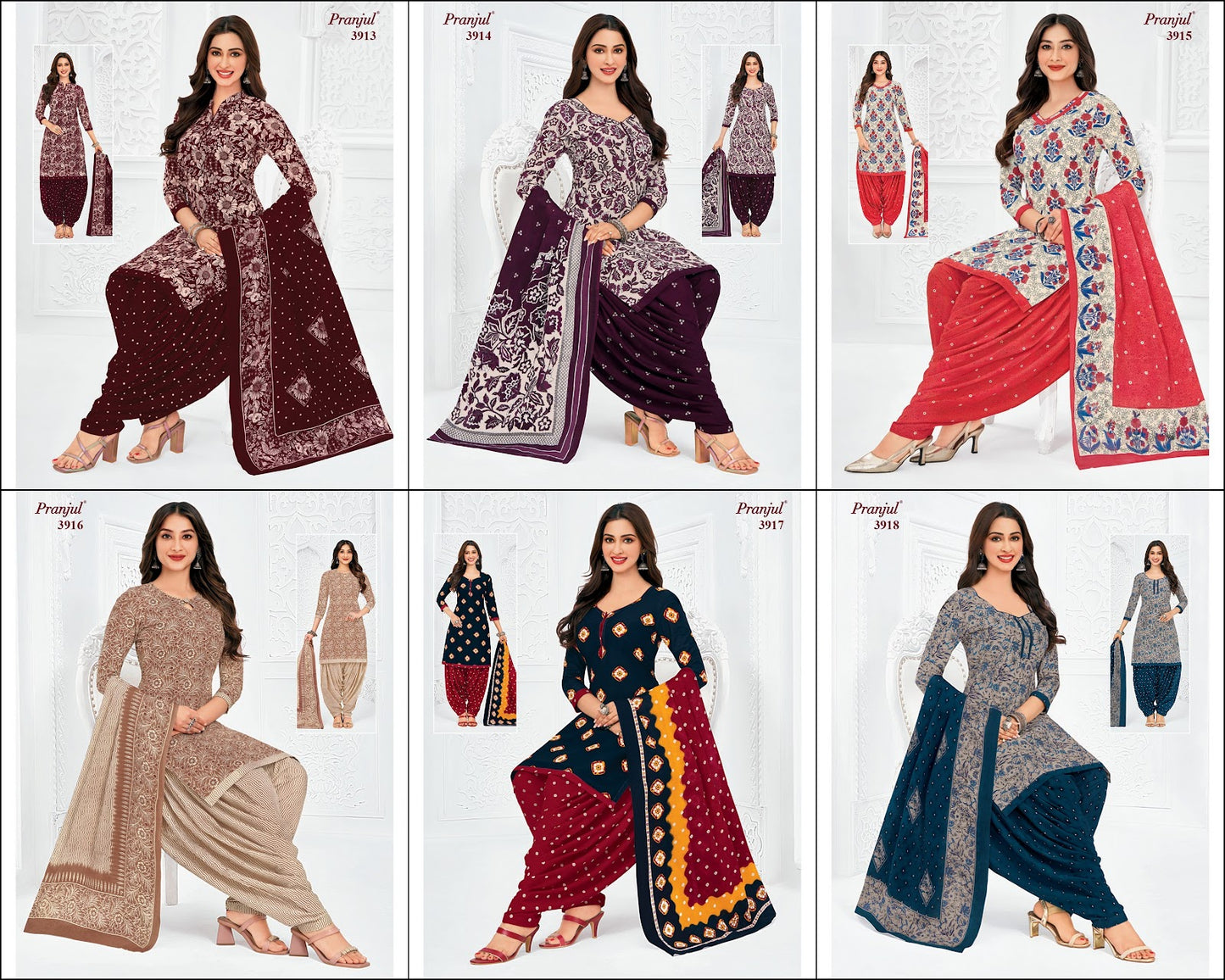 Priyanshi Vol 39 Pranjul Cotton Dress Material Exporter
