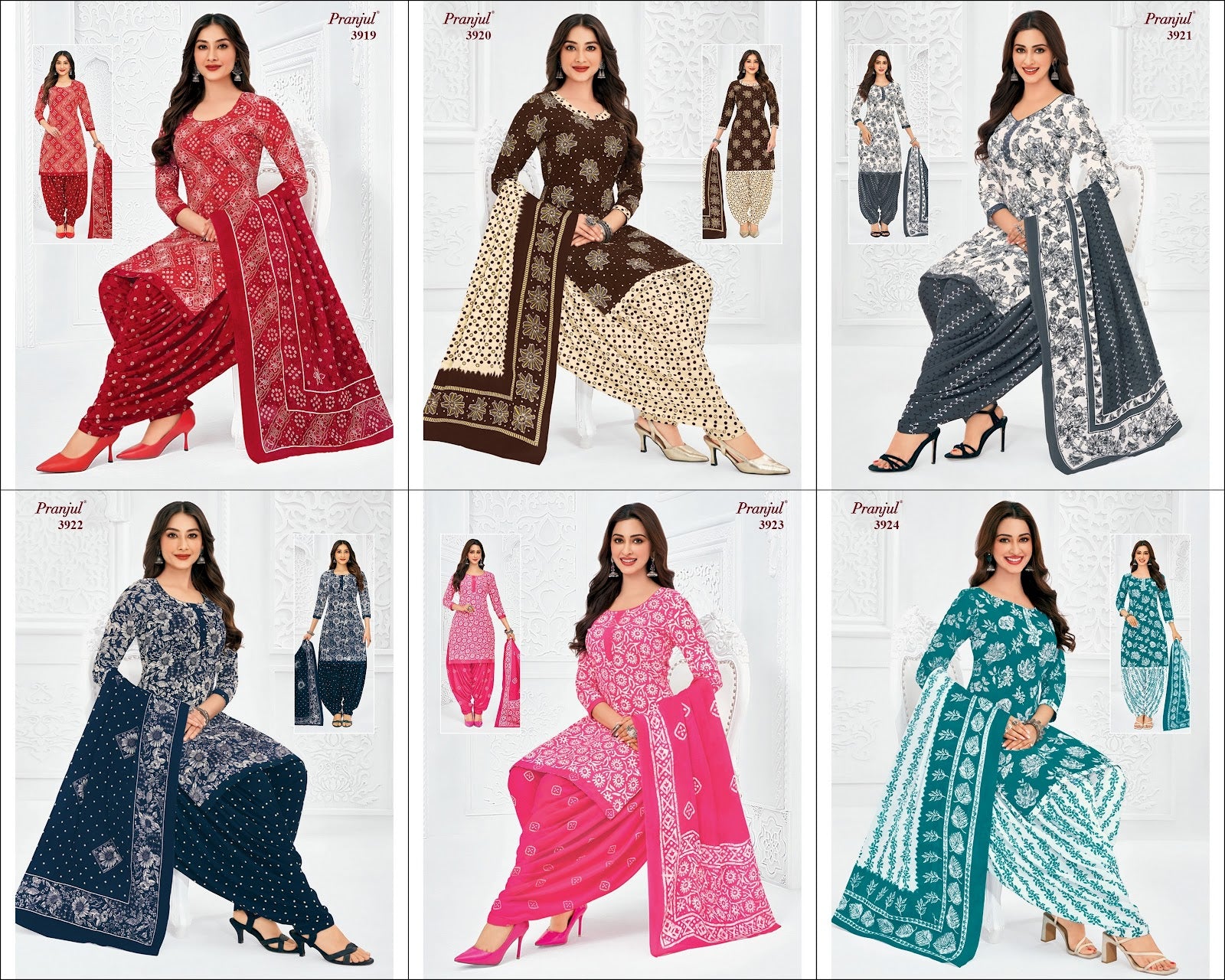 Priyanshi Vol 39 Pranjul Cotton Dress Material Exporter