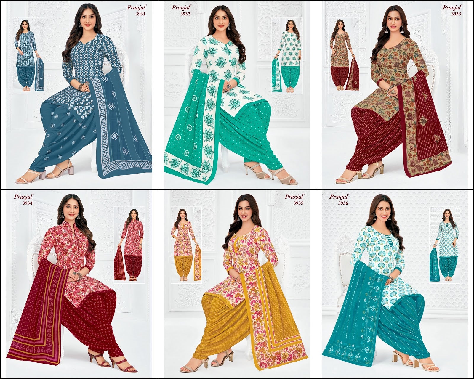 Priyanshi Vol 39 Pranjul Cotton Dress Material Exporter