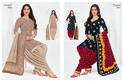 Priyanshi Vol 39 Pranjul Readymade Cotton Patiyala Suits Wholesaler India