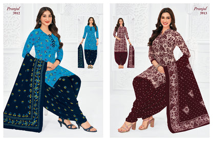 Priyanshi Vol 39 Pranjul Readymade Cotton Patiyala Suits Wholesaler India