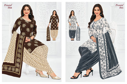 Priyanshi Vol 39 Pranjul Readymade Cotton Patiyala Suits Wholesaler India