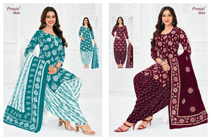 Priyanshi Vol 39 Pranjul Readymade Cotton Patiyala Suits Wholesaler India