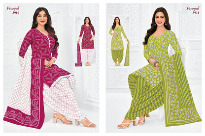 Priyanshi Vol 39 Pranjul Readymade Cotton Patiyala Suits Wholesaler India