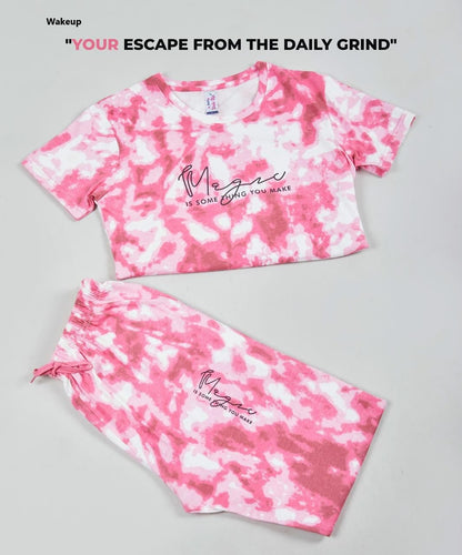 Ps 122 Wakeup Tie Dye Pyjama Night Suits Wholesale Price