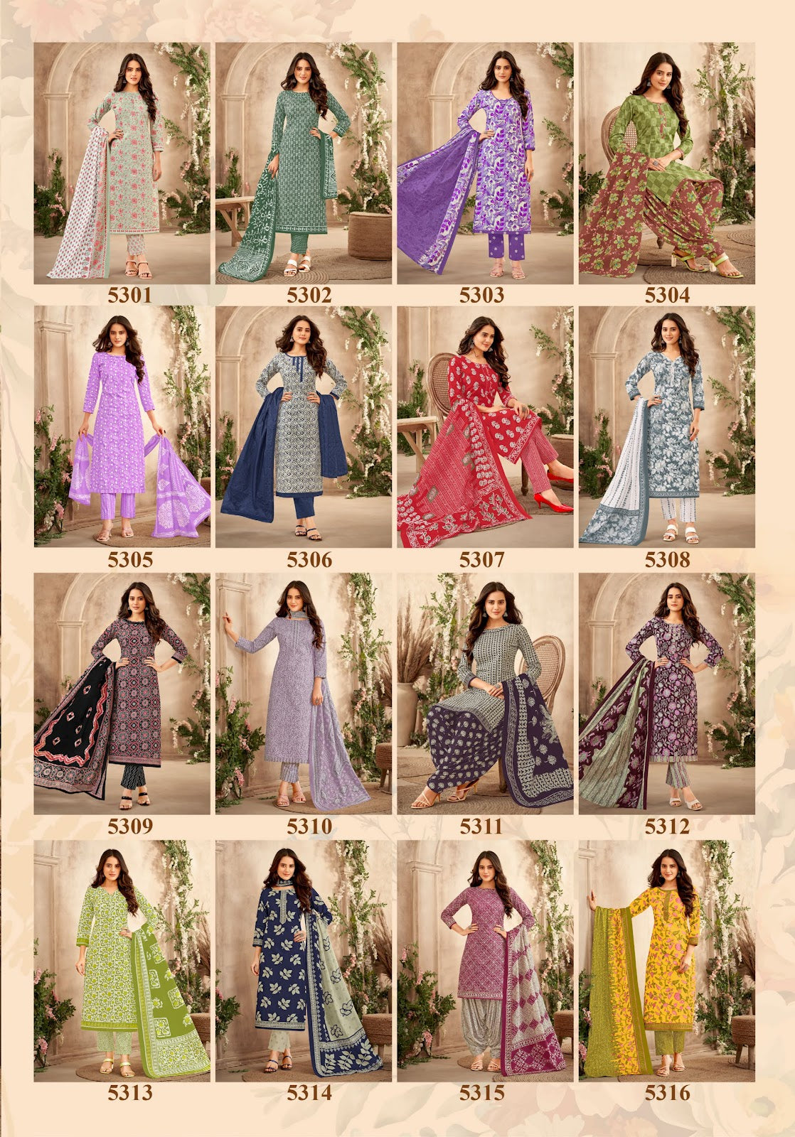 Pstyle Vol 53 Patidar Mills Cotton Dress Material Wholesale Price