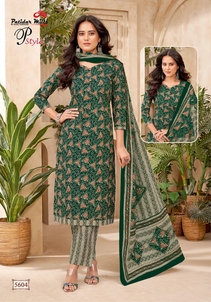 Pstyle Vol 56 Patidar Mills Cotton Dress Material Wholesaler Gujarat