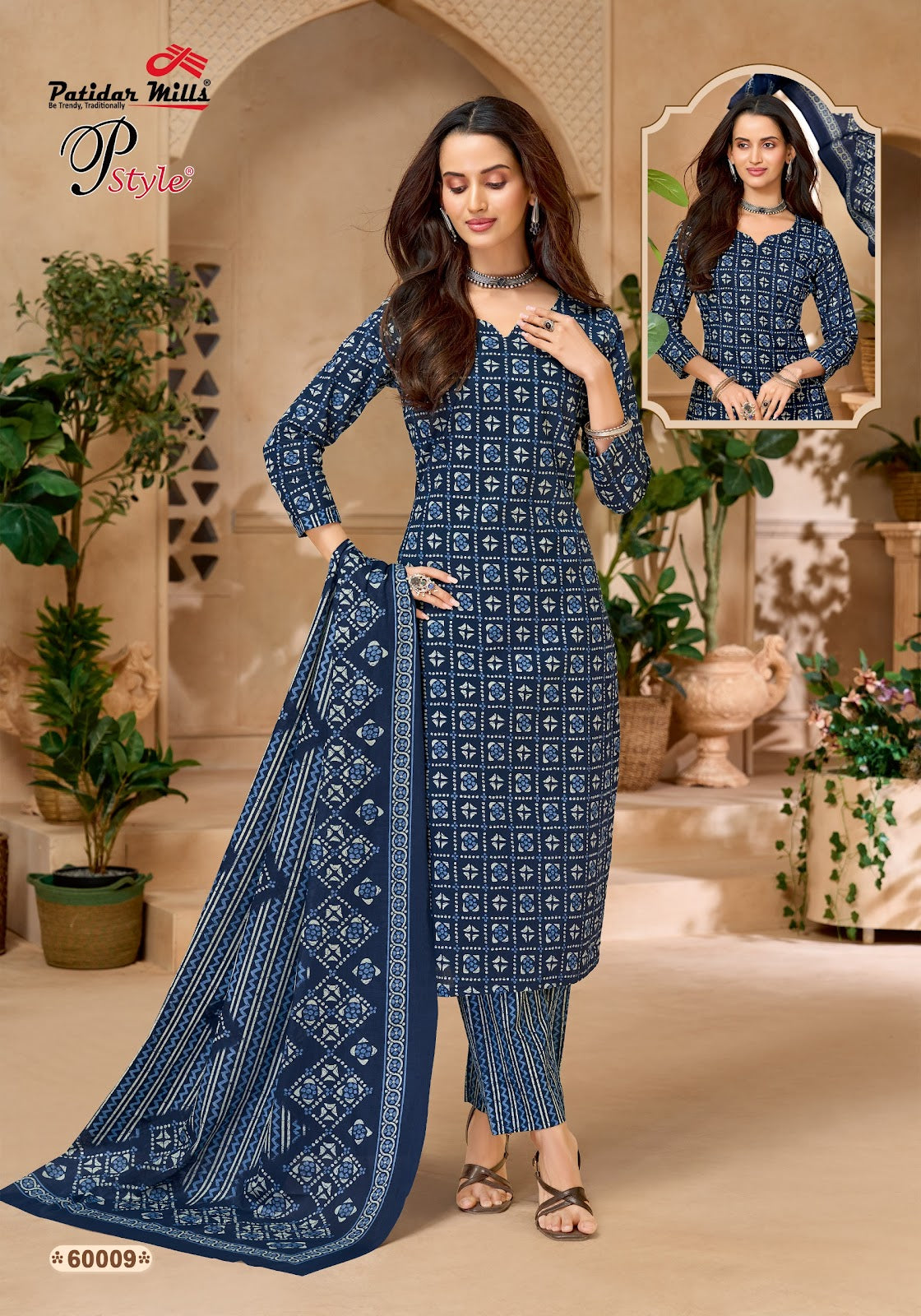 Pstyle Vol 60 Patidar Mills Cotton Dress Material Wholesaler India