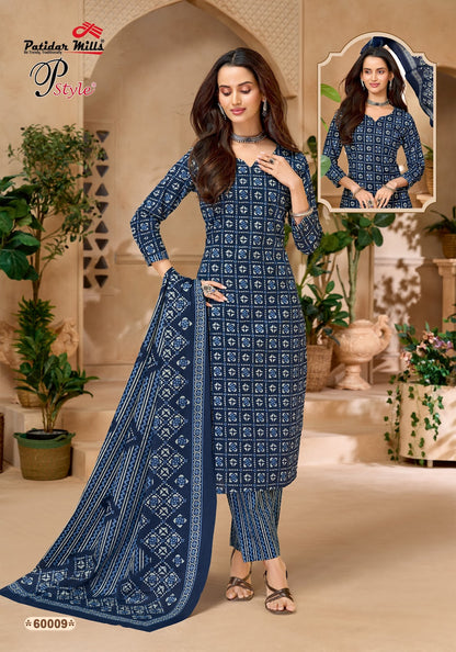 Pstyle Vol 60 Patidar Mills Cotton Dress Material Wholesaler India