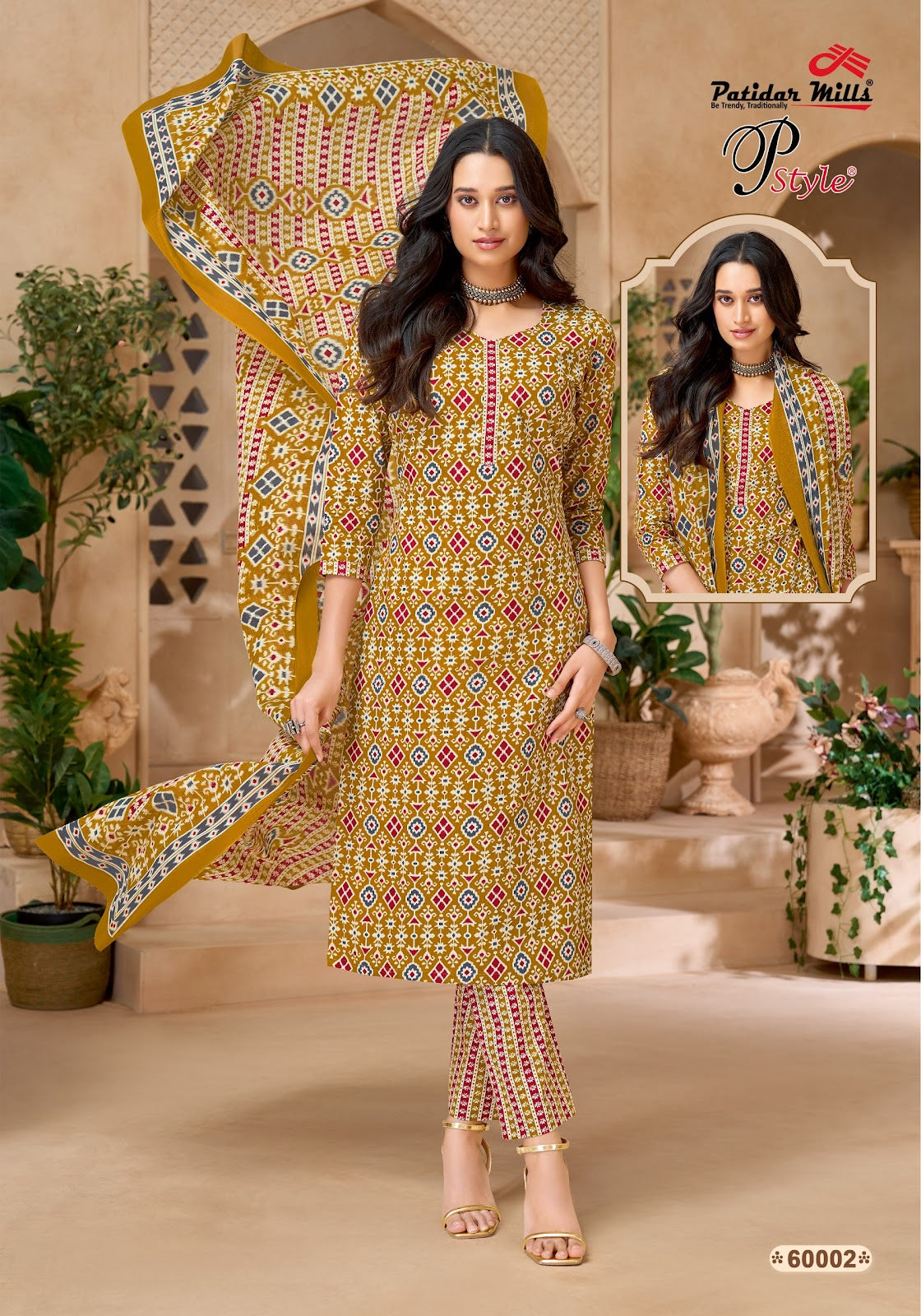 Pstyle Vol 60 Patidar Mills Cotton Dress Material Wholesaler India