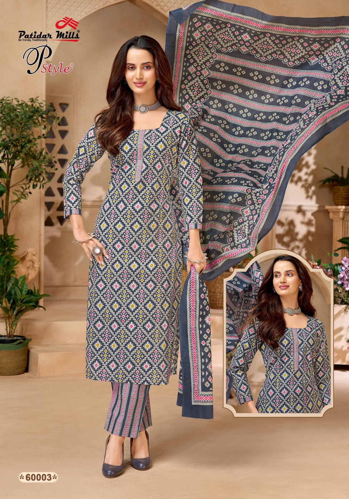 Pstyle Vol 60 Patidar Mills Cotton Dress Material Wholesaler India