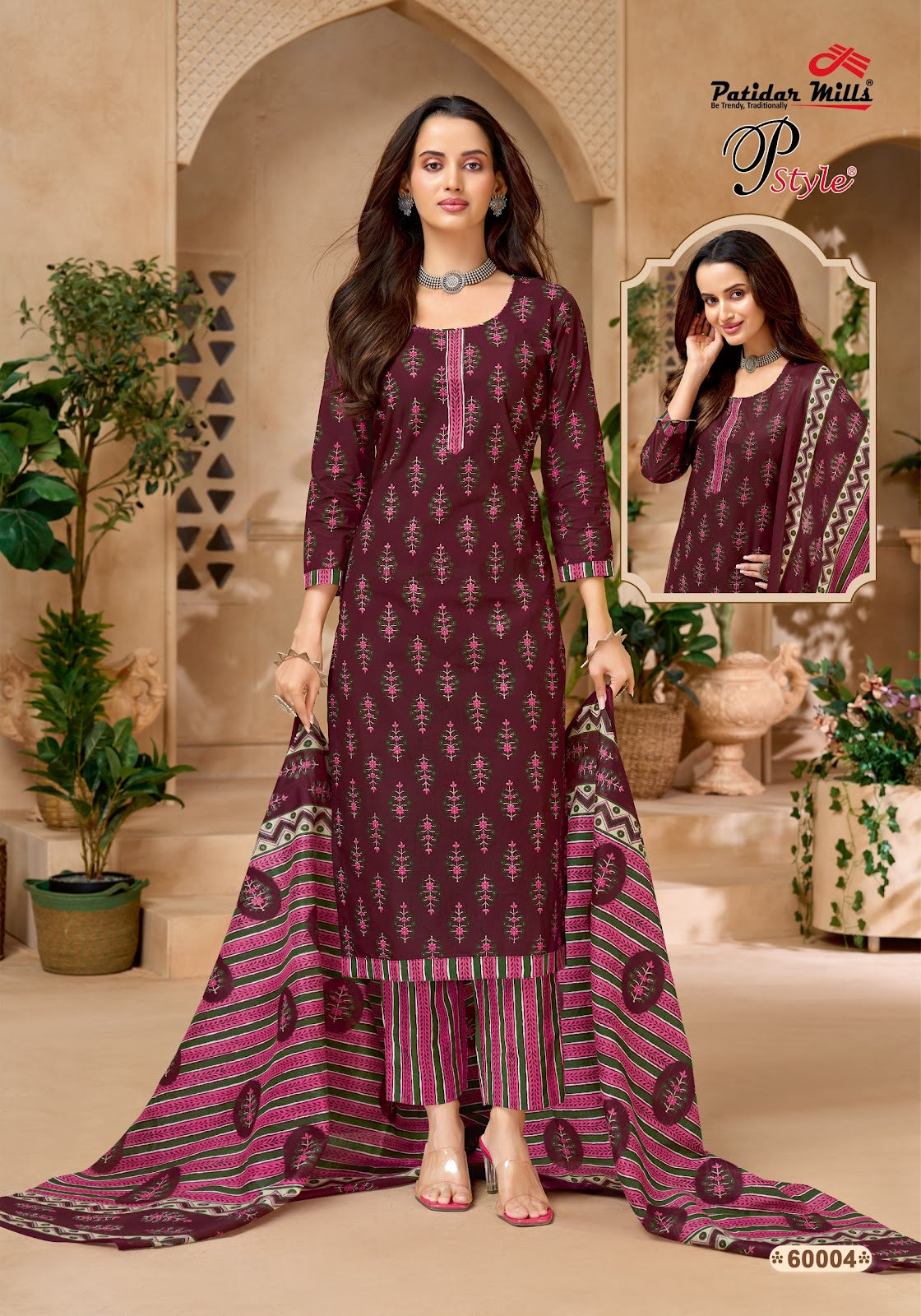 Pstyle Vol 60 Patidar Mills Cotton Dress Material Wholesaler India