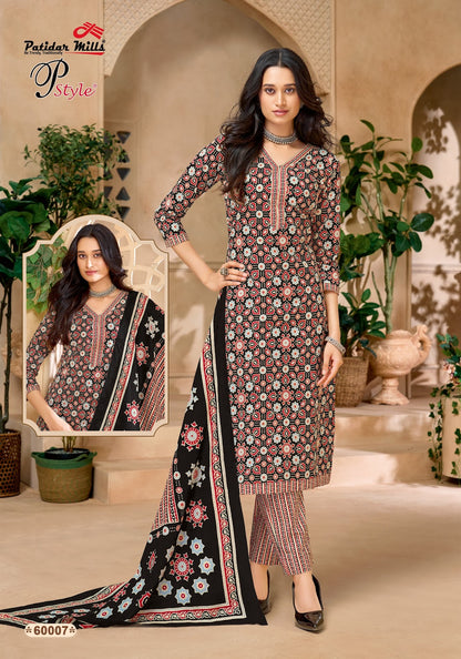 Pstyle Vol 60 Patidar Mills Cotton Dress Material Wholesaler India