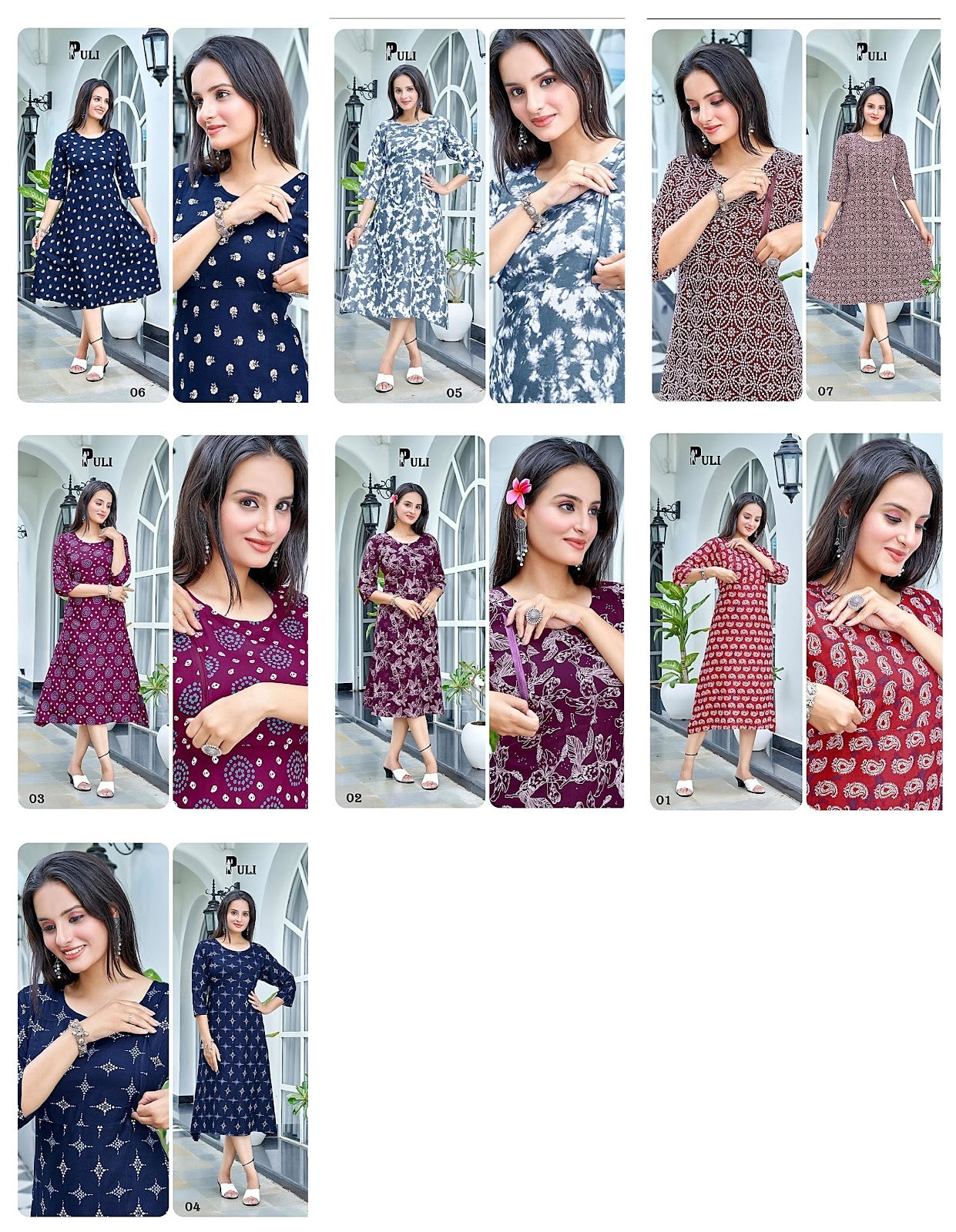 Puli Premnath Rayon Feeding Kurtis Manufacturer