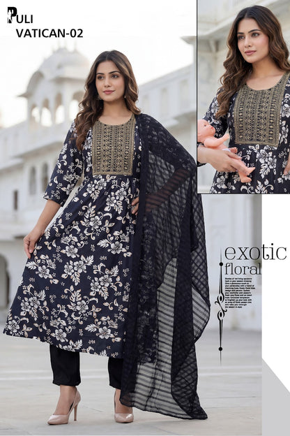 Puli Prmnt Vatican Feeding Readymade Suit Wholesaler Ahmedabad