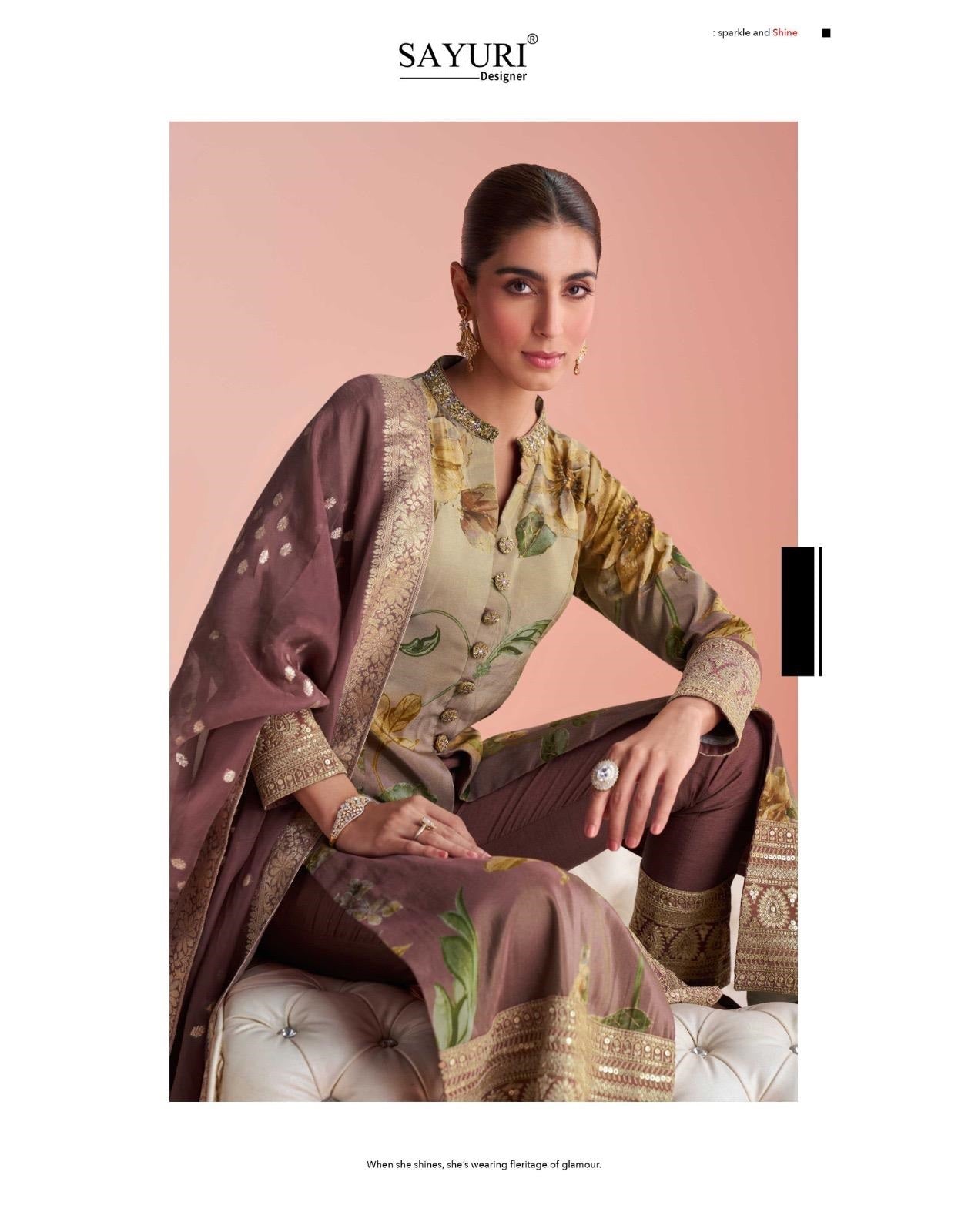 Pulkari Sayuri Premium Silk Readymade Pant Style Suits Wholesale Price