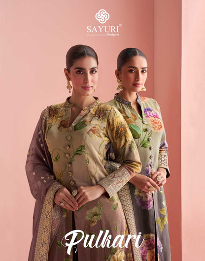Pulkari Sayuri Premium Silk Readymade Pant Style Suits Wholesale Price