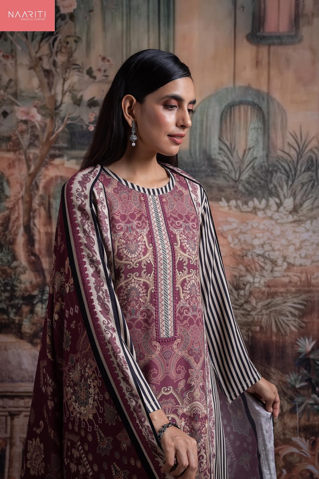 Pulki Naariti Lawn Cotton Pant Style Suits Wholesale Price