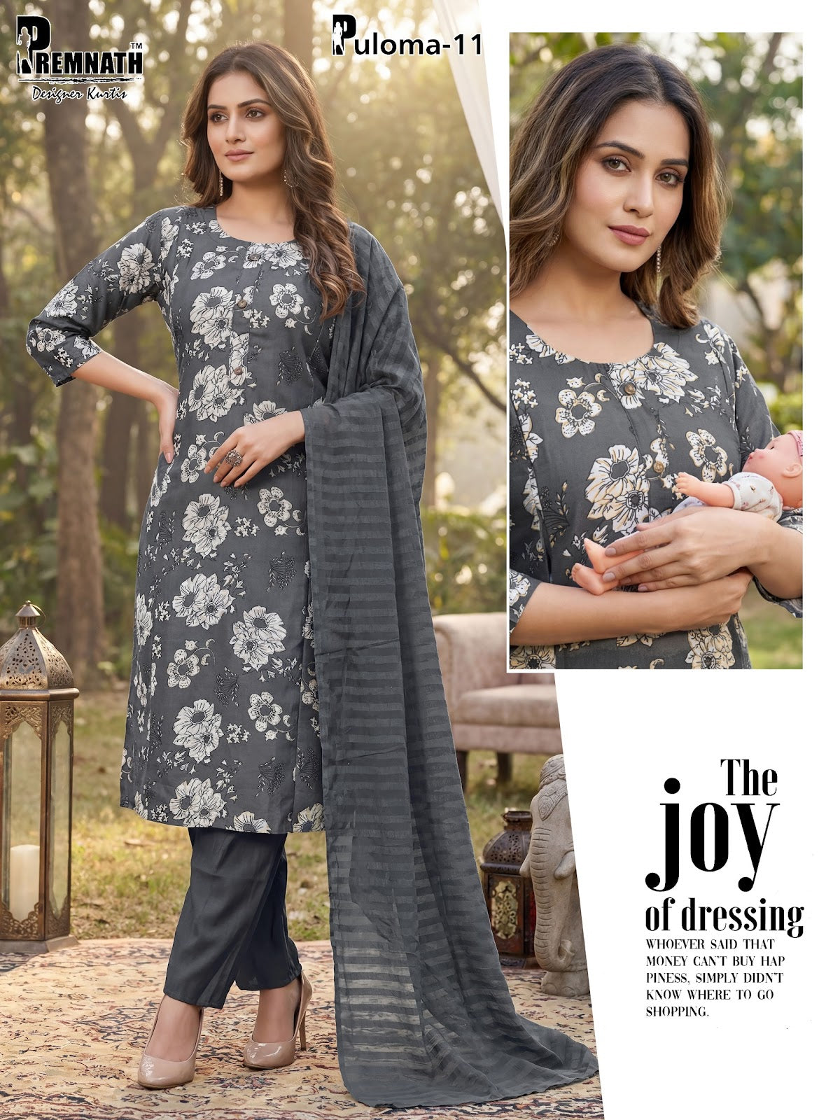 Puloma Prmnt Vatican Feeding Readymade Suit Exporter Ahmedabad