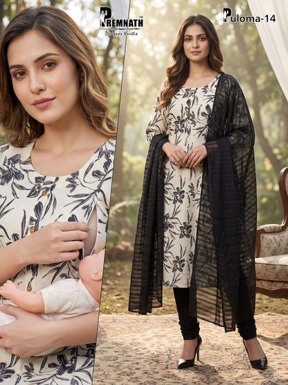Puloma Prmnt Vatican Feeding Readymade Suit Exporter Ahmedabad