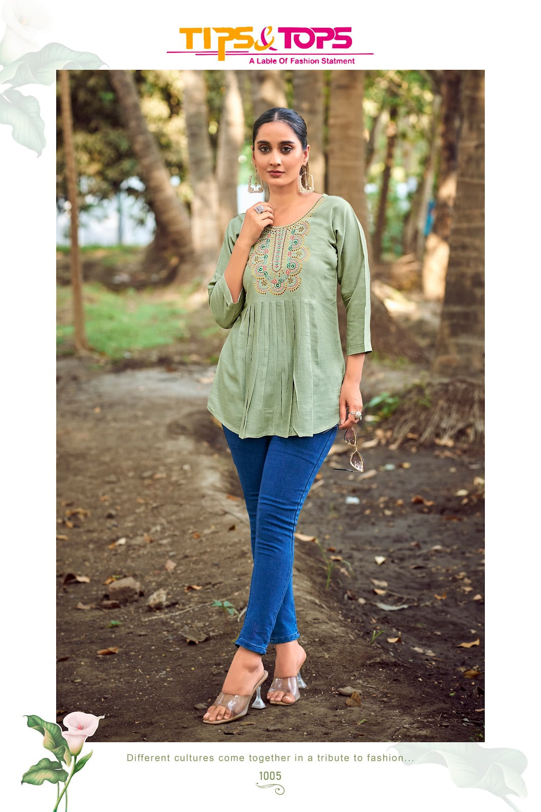 Pulpy Vol 15 Tips Tops Rayon 16Kg Stylish Short Tops Supplier Gujarat