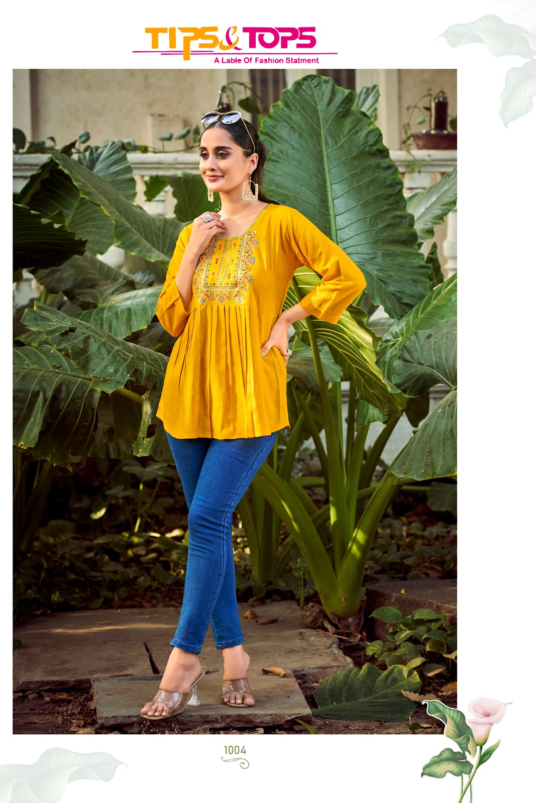 Pulpy Vol 15 Tips Tops Rayon 16Kg Stylish Short Tops Supplier Gujarat