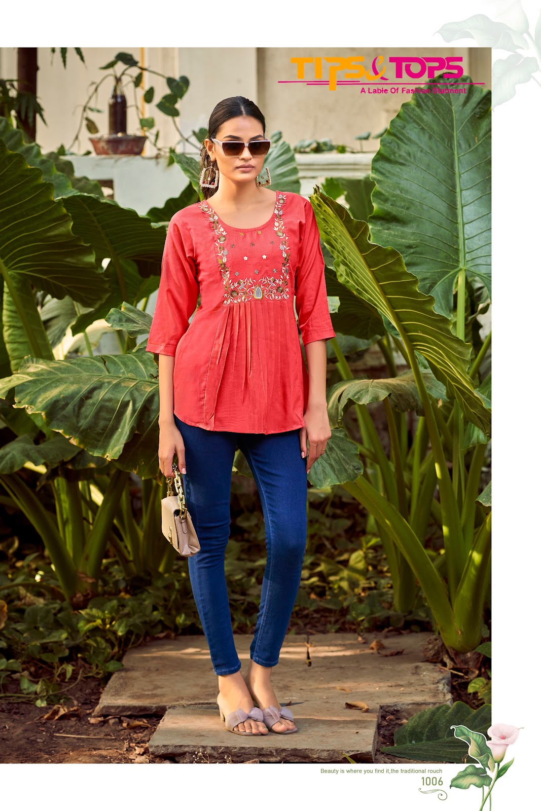 Pulpy Vol 15 Tips Tops Rayon 16Kg Stylish Short Tops Supplier Gujarat