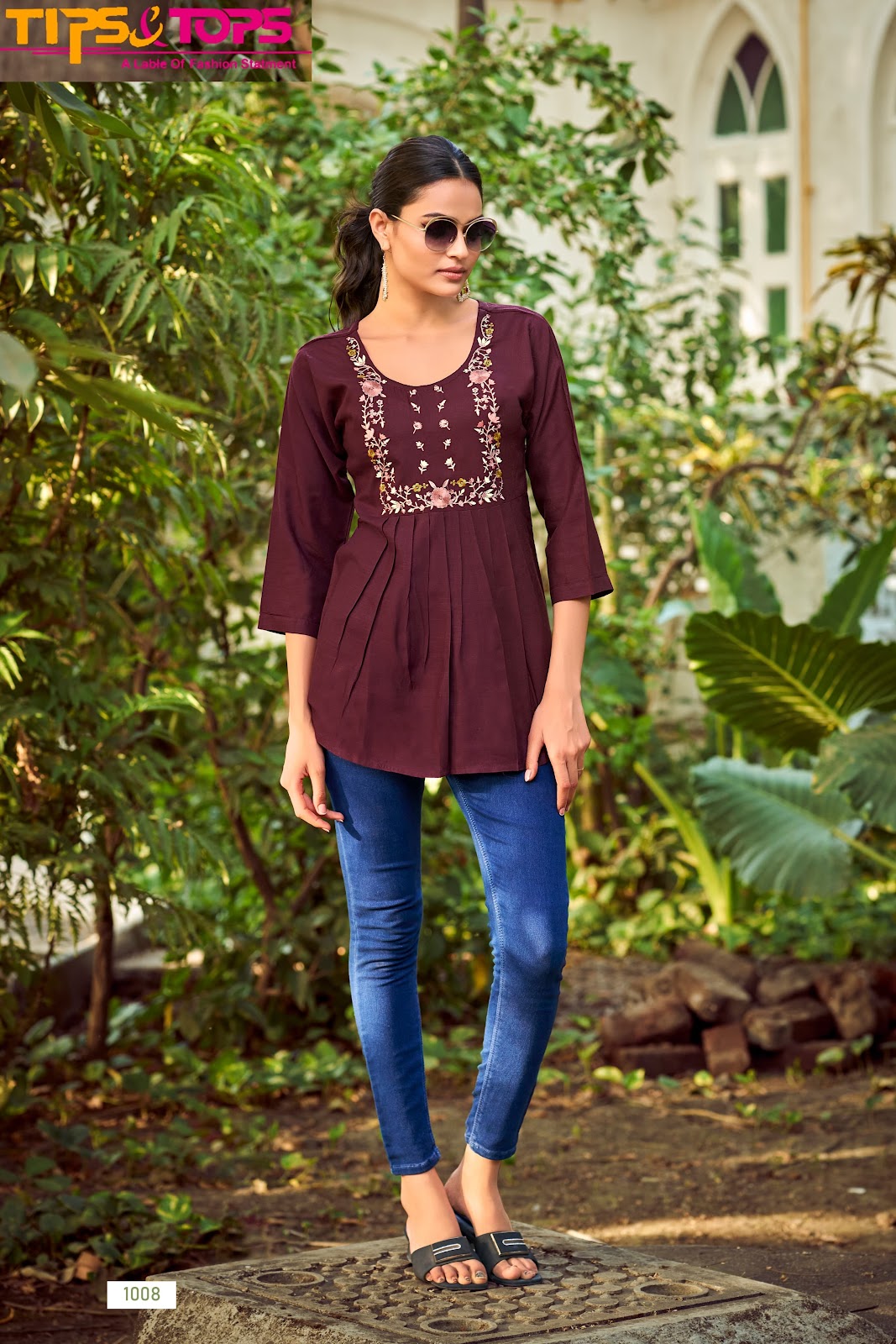 Pulpy Vol 15 Tips Tops Rayon 16Kg Stylish Short Tops Supplier Gujarat