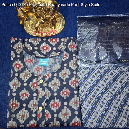 Punch 060125 Premnath Rayon Readymade Pant Style Suits Manufacturer