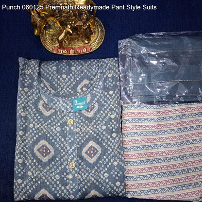 Punch 060125 Premnath Rayon Readymade Pant Style Suits Manufacturer