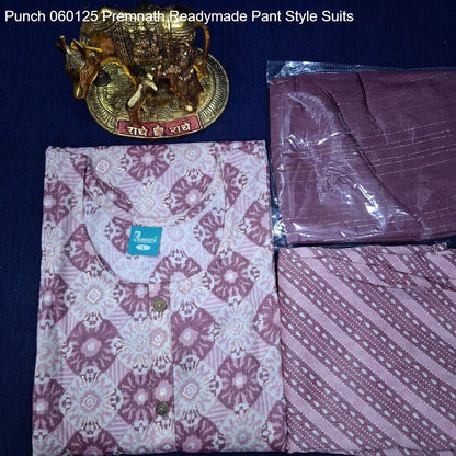 Punch 060125 Premnath Rayon Readymade Pant Style Suits Manufacturer